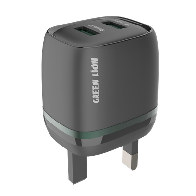 Green 2Usb 2.4A Chargers+Usb-Iph Cable 1M Uk Plug Green 2Usb 2.4A Chargers+Usb-Iph Cable 1M Uk Plug
