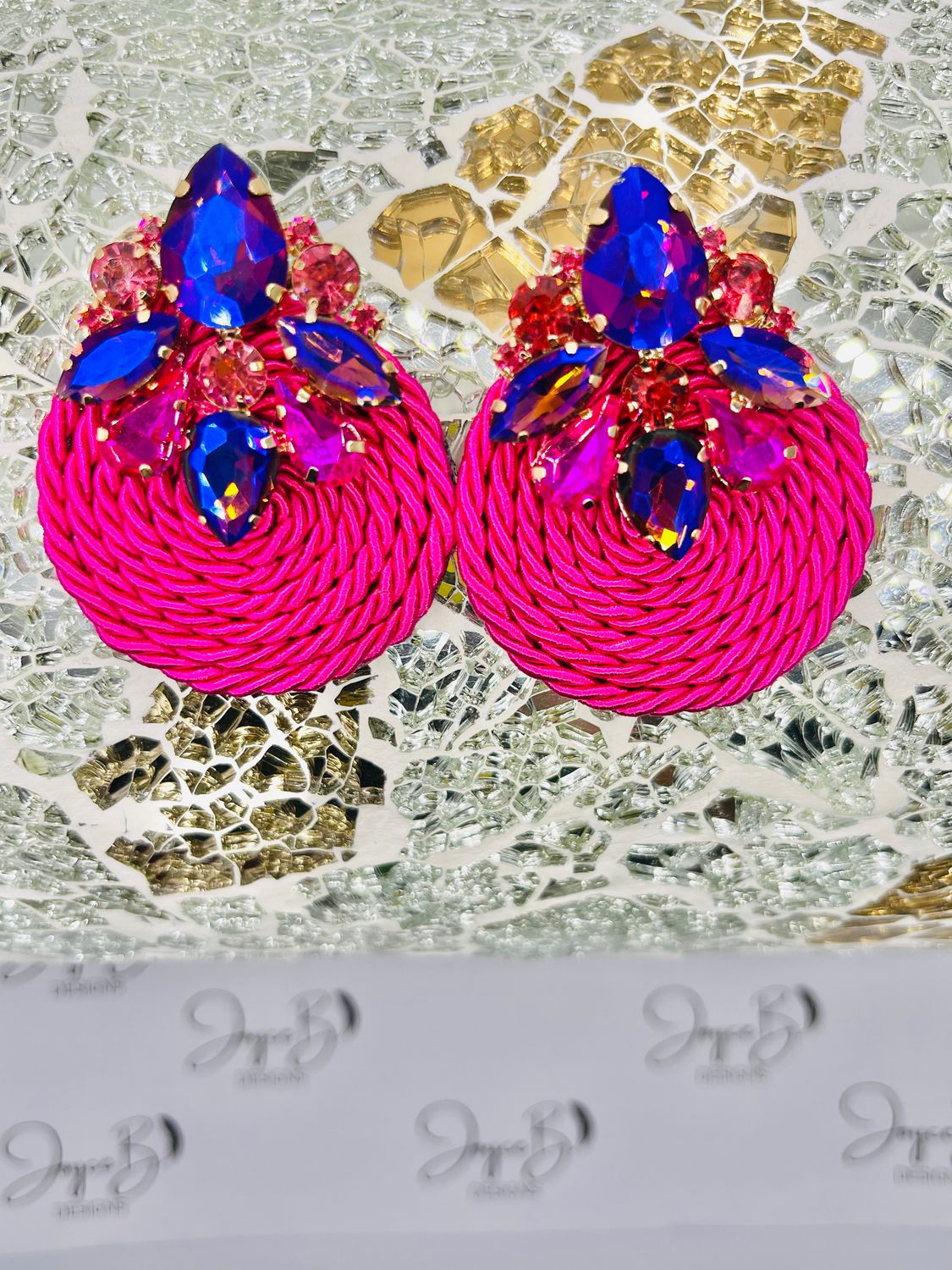 Fuchsia Frenzy Earrings