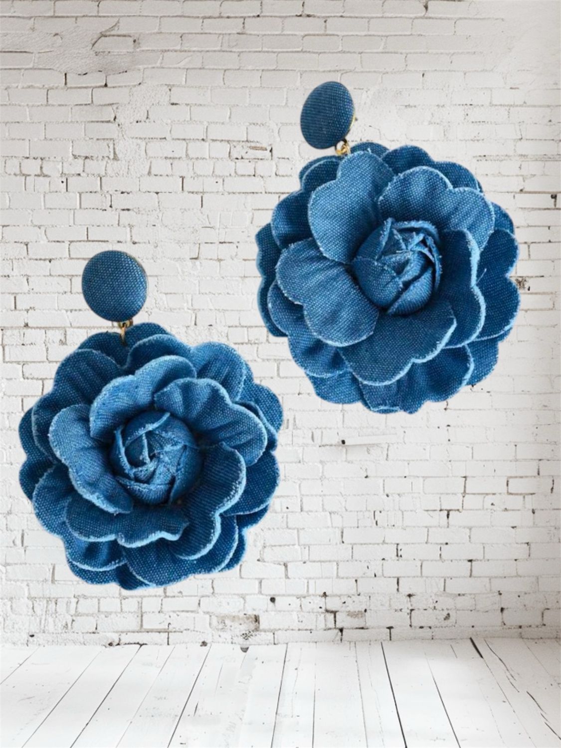 Denim Roses