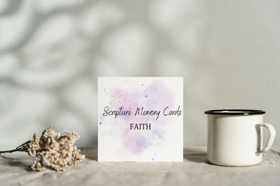 Scripture Cards: Faith (Digital/PDF)