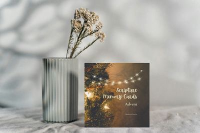 Scripture Memory Cards: Advent (Digital/PDF)