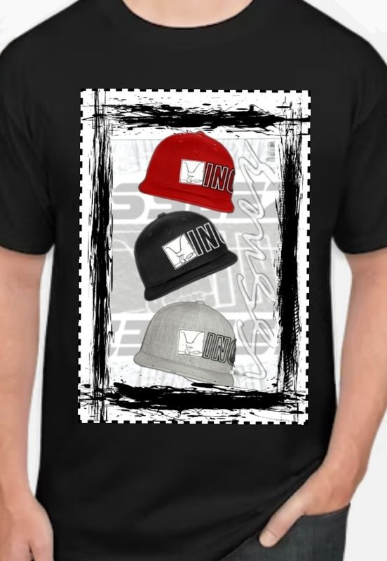 Issuez/3-Snap-Logo/Black-tee
