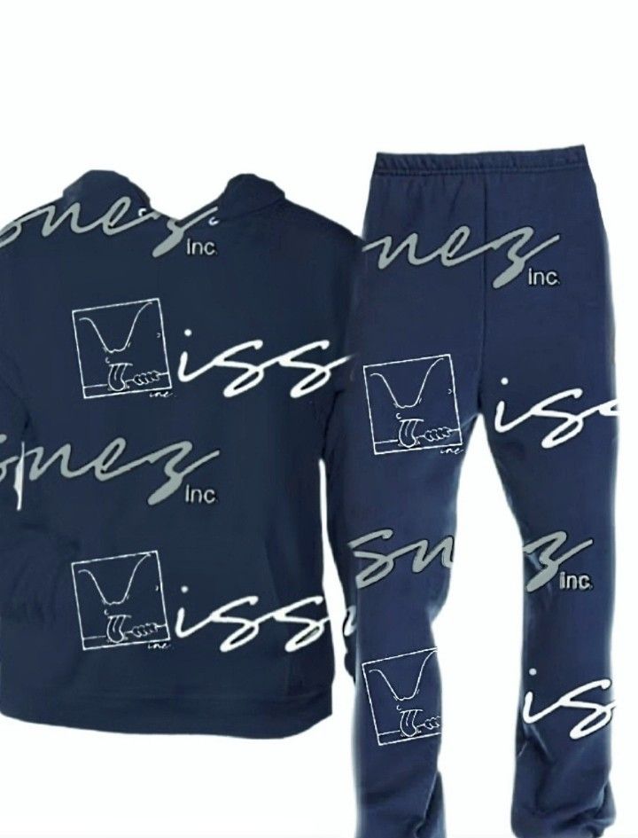 NavyBlu/Wrap-Around-Logo/Hoodie/&quot;JumpSuit&quot;