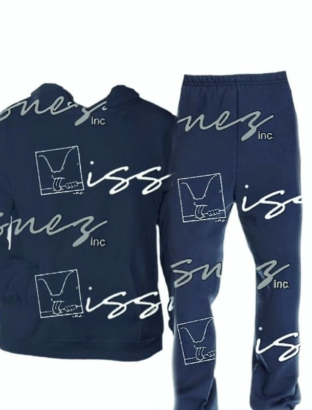 NavyBlu/Wrap-Around-Logo/Hoodie/&quot;JumpSuit&quot;
