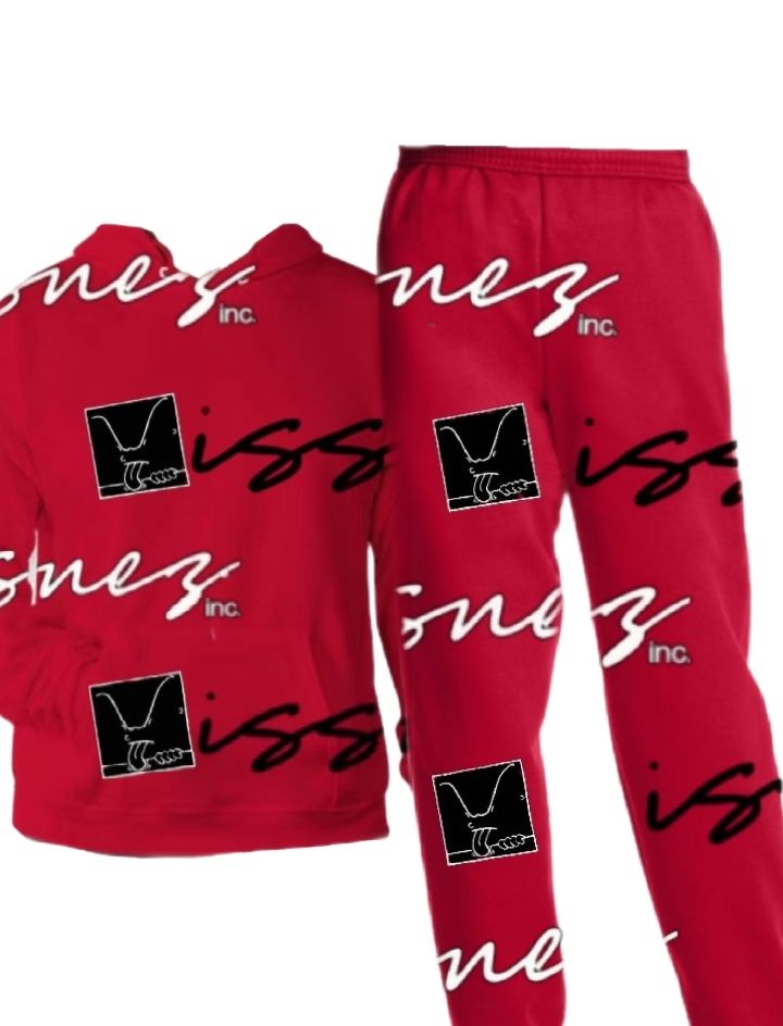 Red/Wrap-Around-Logo/Hoodie/&quot;JumpSuit&quot;