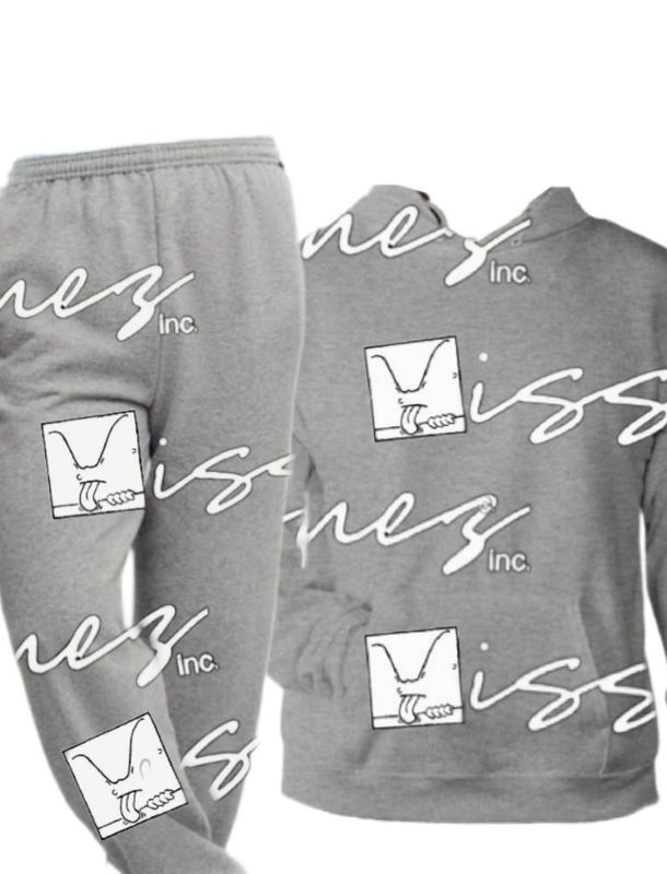 Grey/Wrap-Around-Logo/Hoodie/&quot;JumpSuit&quot;