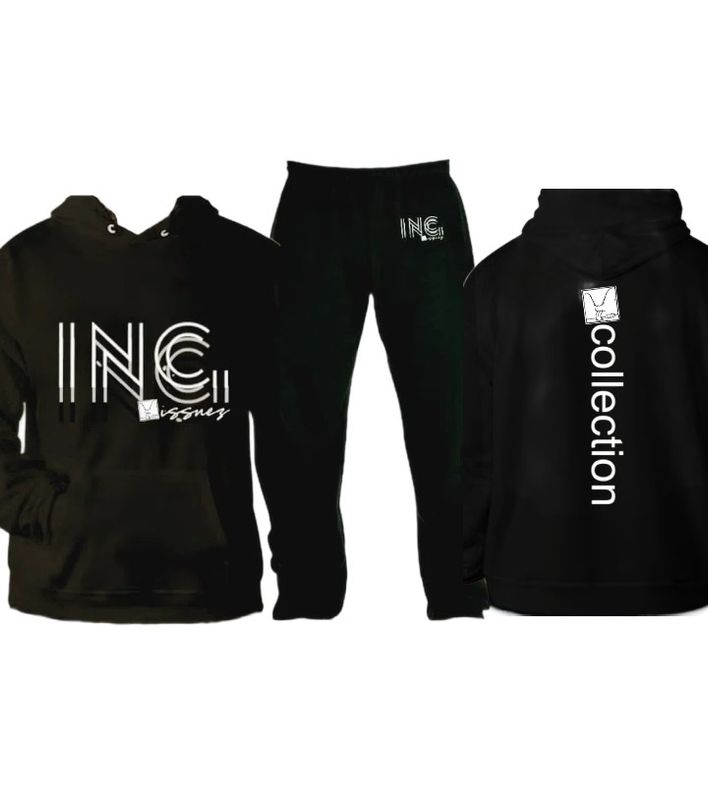 3D-Effect/Black/Hoodie/&quot;JumpSuit&quot;/Front2Back