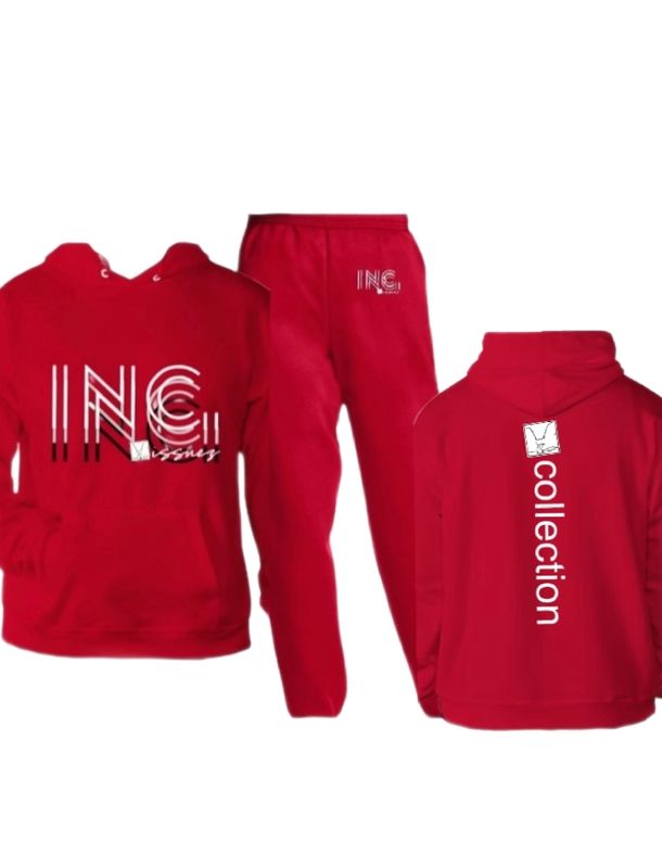 3D-Effect/Red/Hoodie/&quot;JumpSuiT&quot;-Front2Back