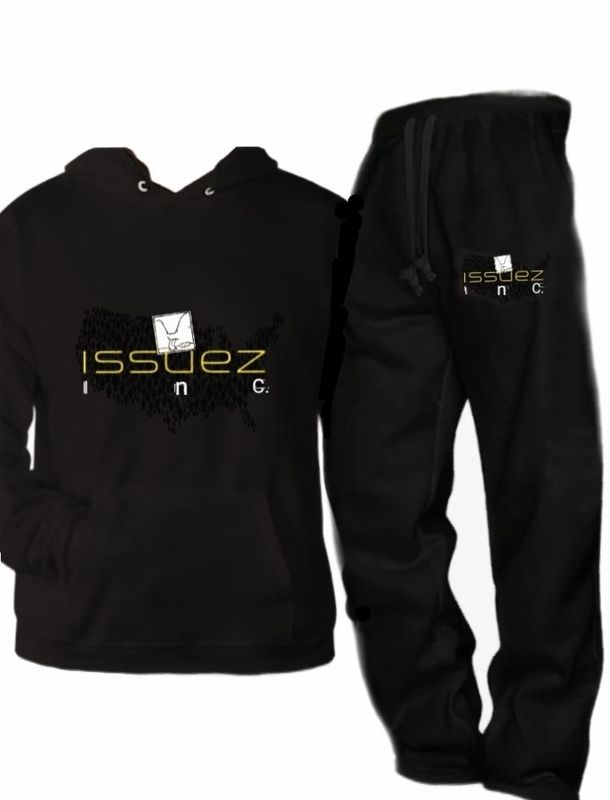 Issuez/Black/Yellow-Print/America-Edition/Hoodie/&quot;JumpSuit&quot;.