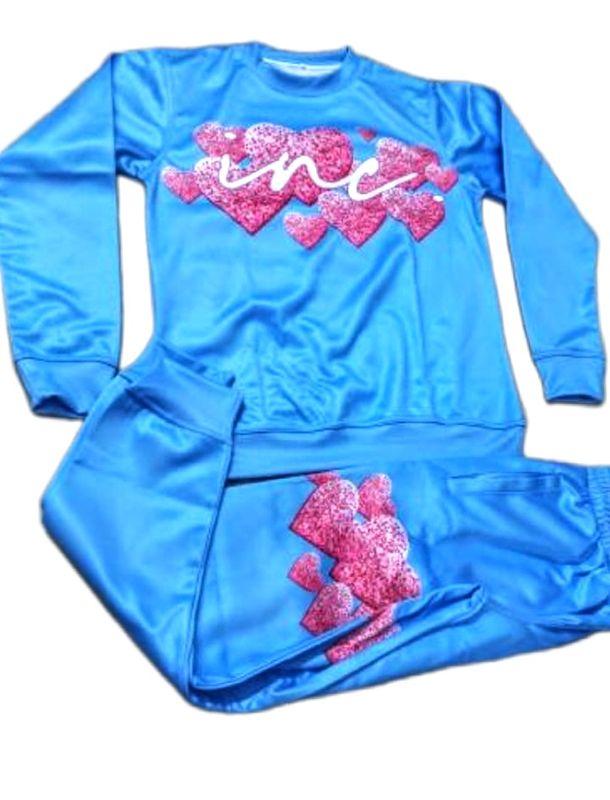 Baby Blu Heart JumpSuit
