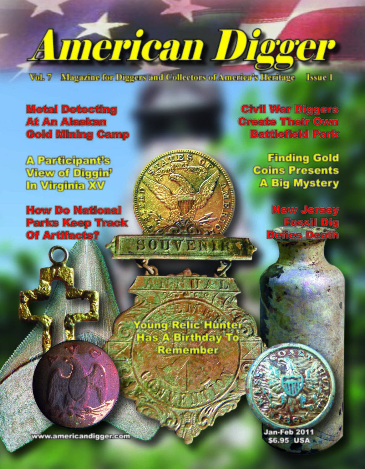 American Digger Magazine Jan.-Feb. (Volume 7, Issue 1)