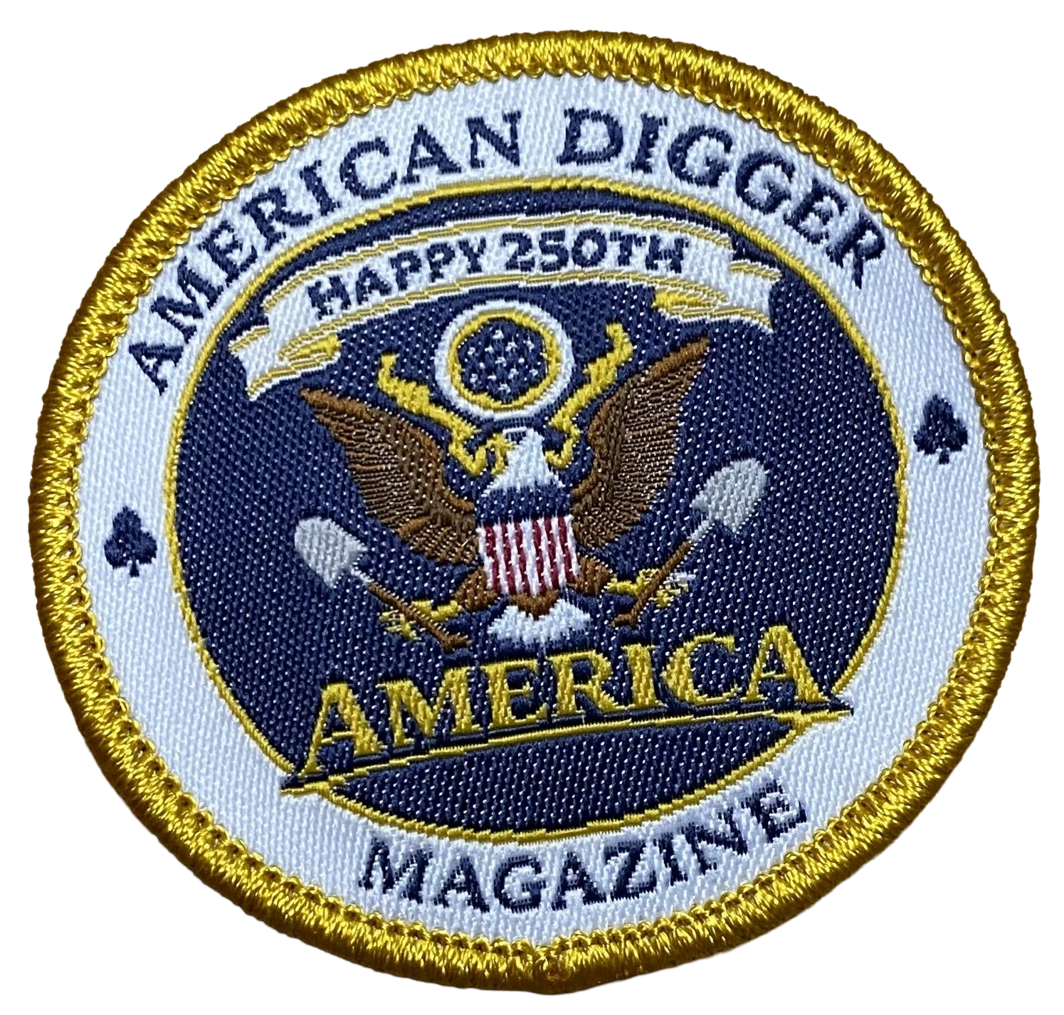 American Digger Limited Edition Iron-On Patch - America's 250th Birthday