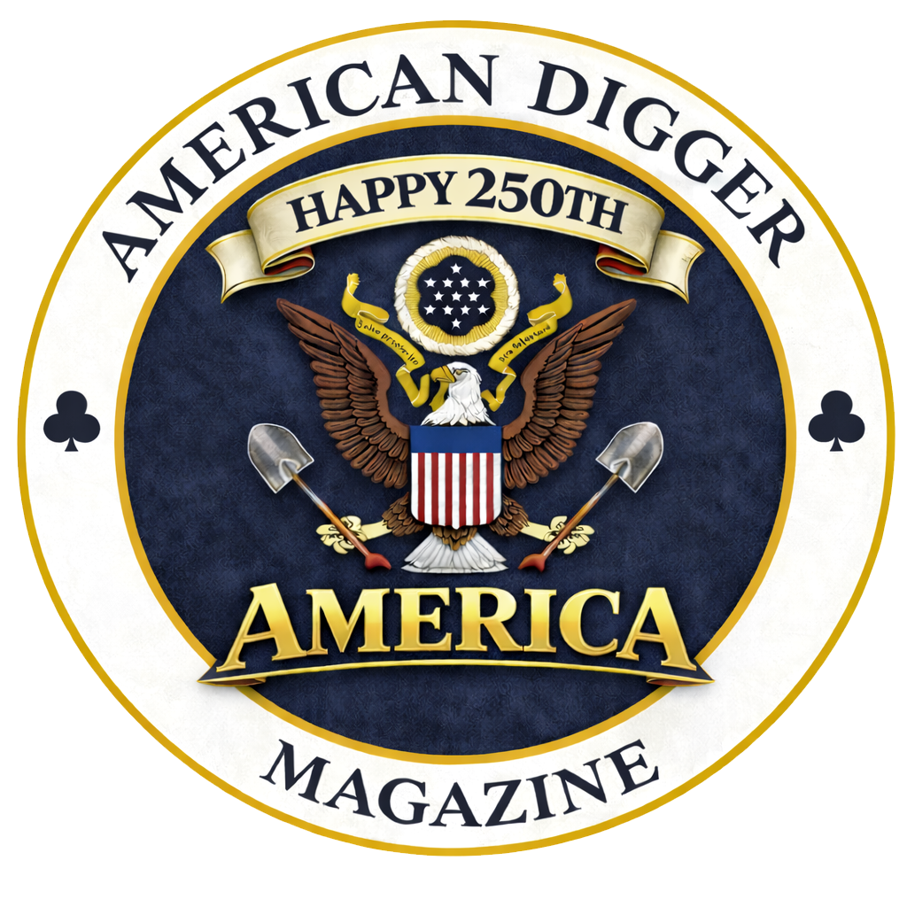 American Digger Limited Edition 250th USA Birthday Decal