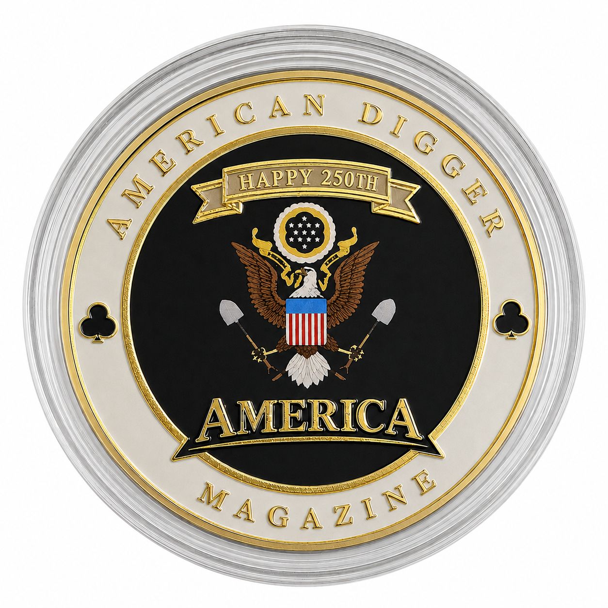 American Digger Challenge Coin