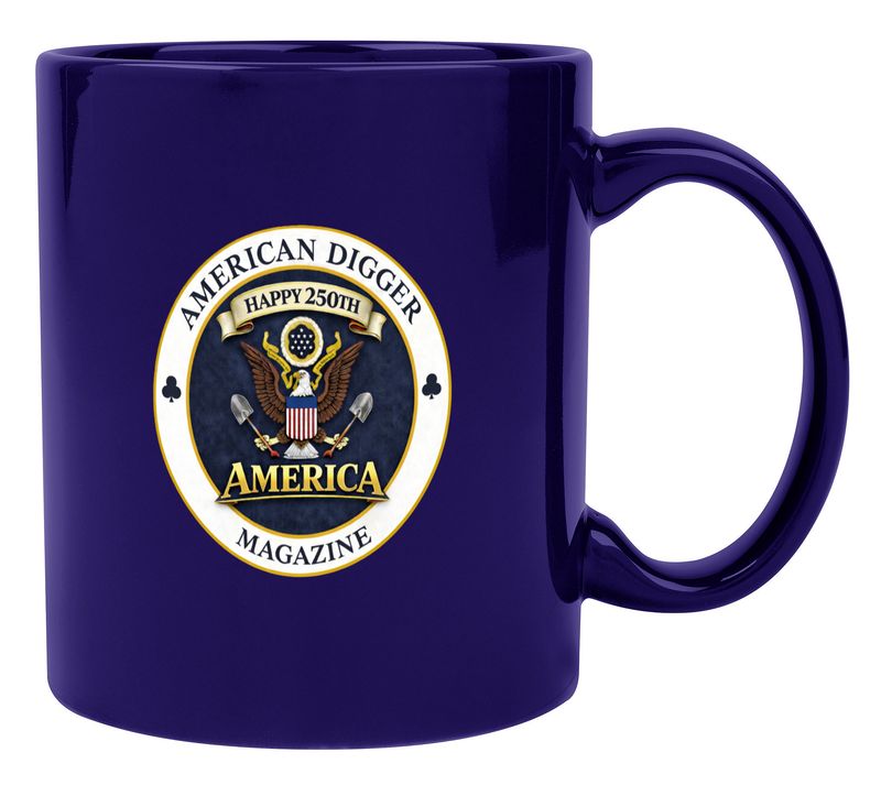 American Digger 250th Birthday Ceramic Mugs