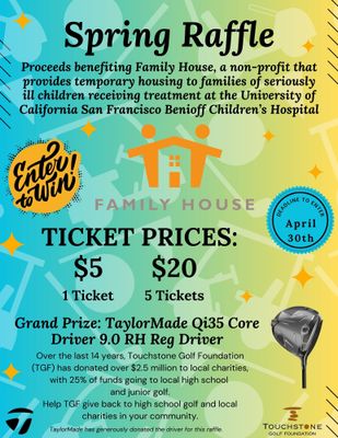 Spring Raffle 2025- 5 tickets