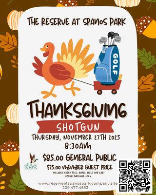 THANKSGIVING SHOTGUN-GENERAL PUBLIC