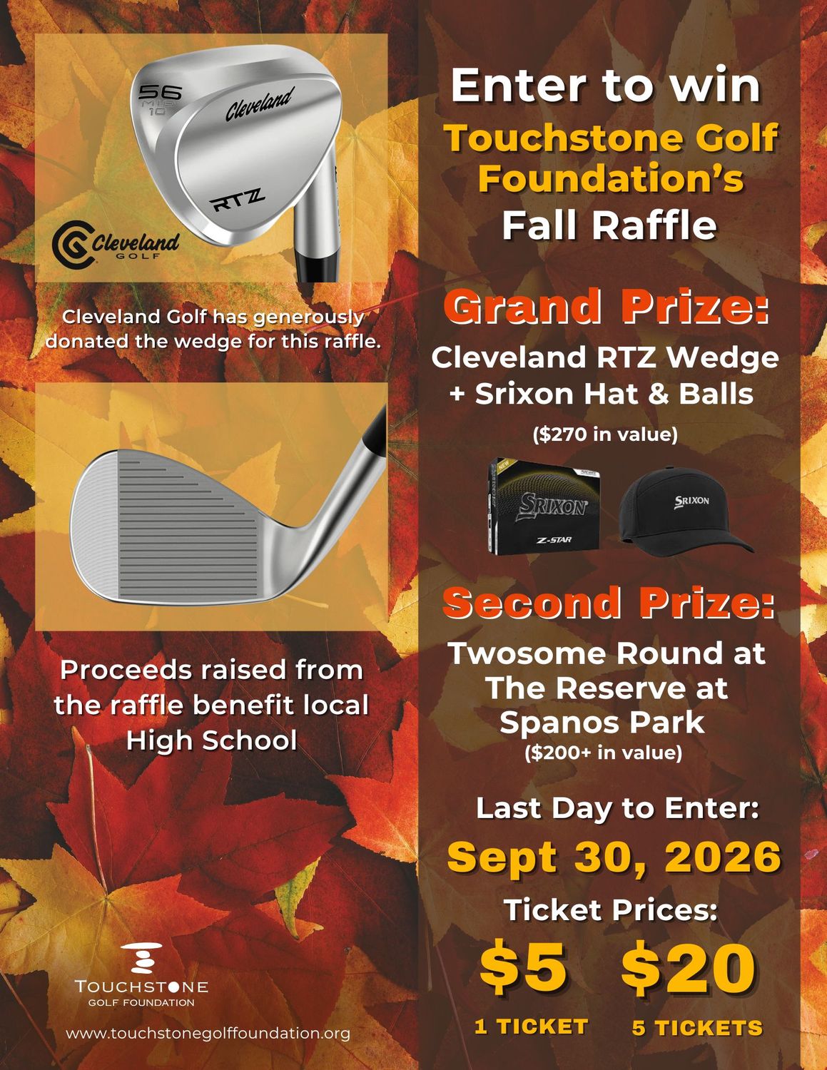 Fall raffle individual ticket