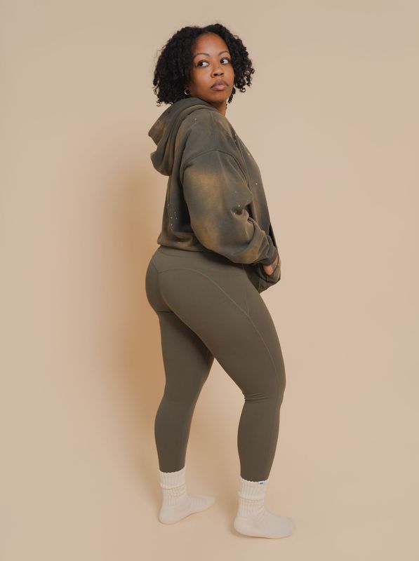 Army Green Seamless Leggings