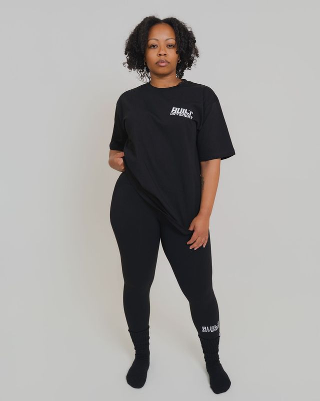 Black Built-Different Oversized t-shirt