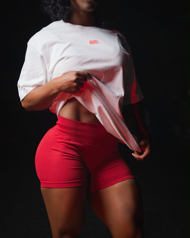 Cherry Red Sculpt &amp; Lift Shorts