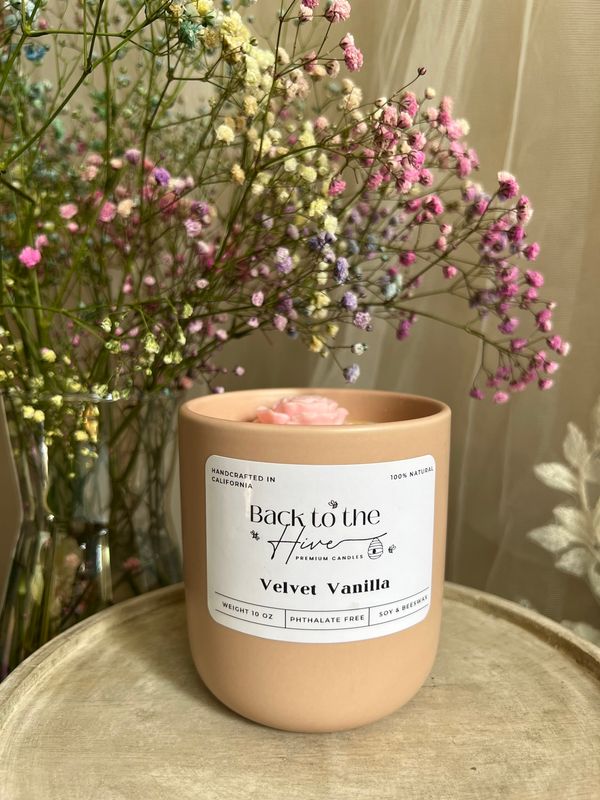 Blush Serenity - 10oz Ceramic Candle