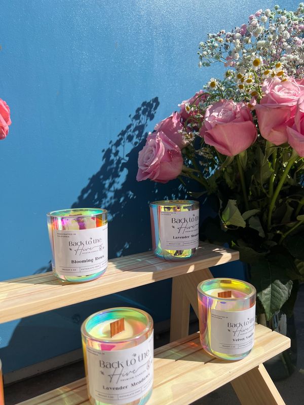 Mini Prism - 3oz  Iridescent Candle