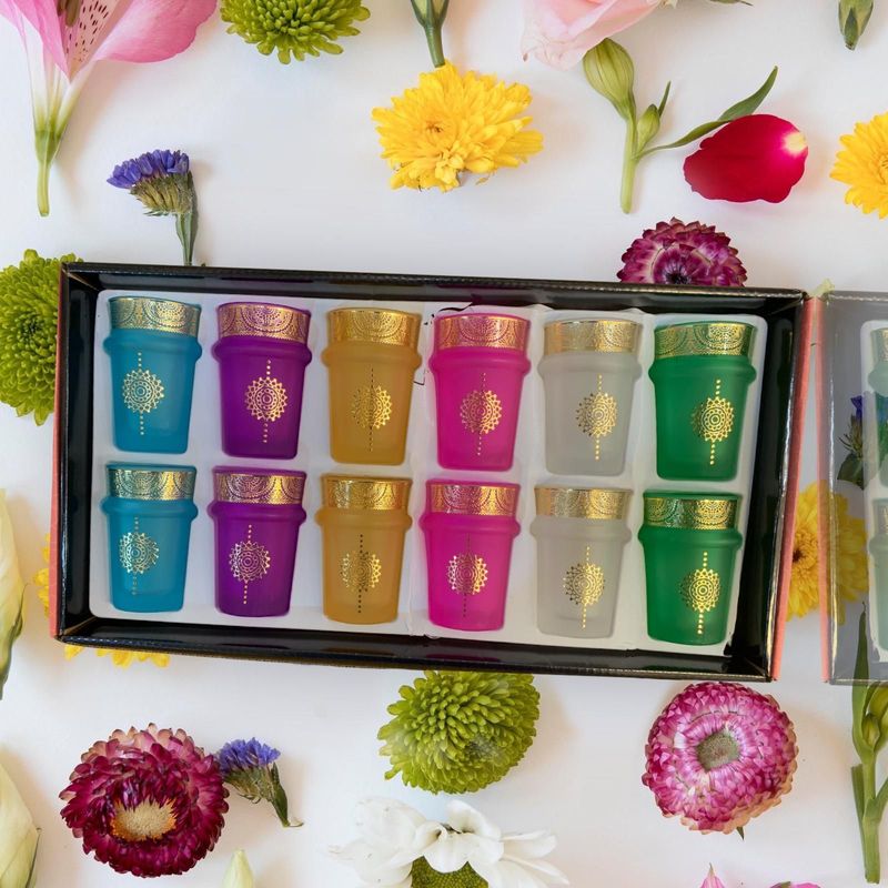 BICCHIERI MULTICOLOR 12PC