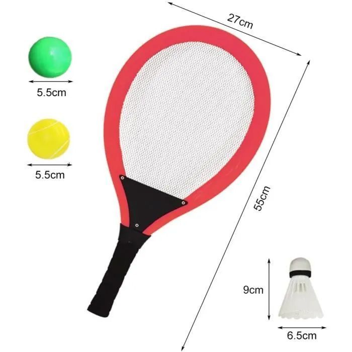 Entraîneur De Badminton Solo - Raquette Avec élastique Et Base, Pour S'entraîner Sans Partenaire