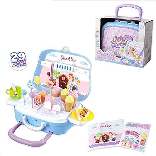 Ensemble Valise de Dessert 29 Pièces Bleu