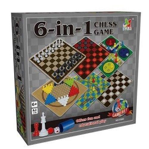 Jeux de société 6 en 1