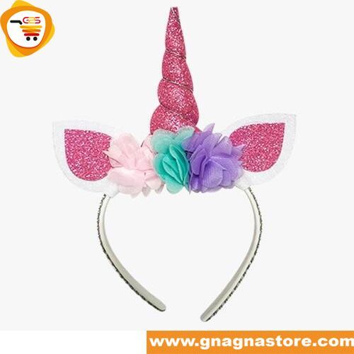 COURONNE LICORNE ROSE