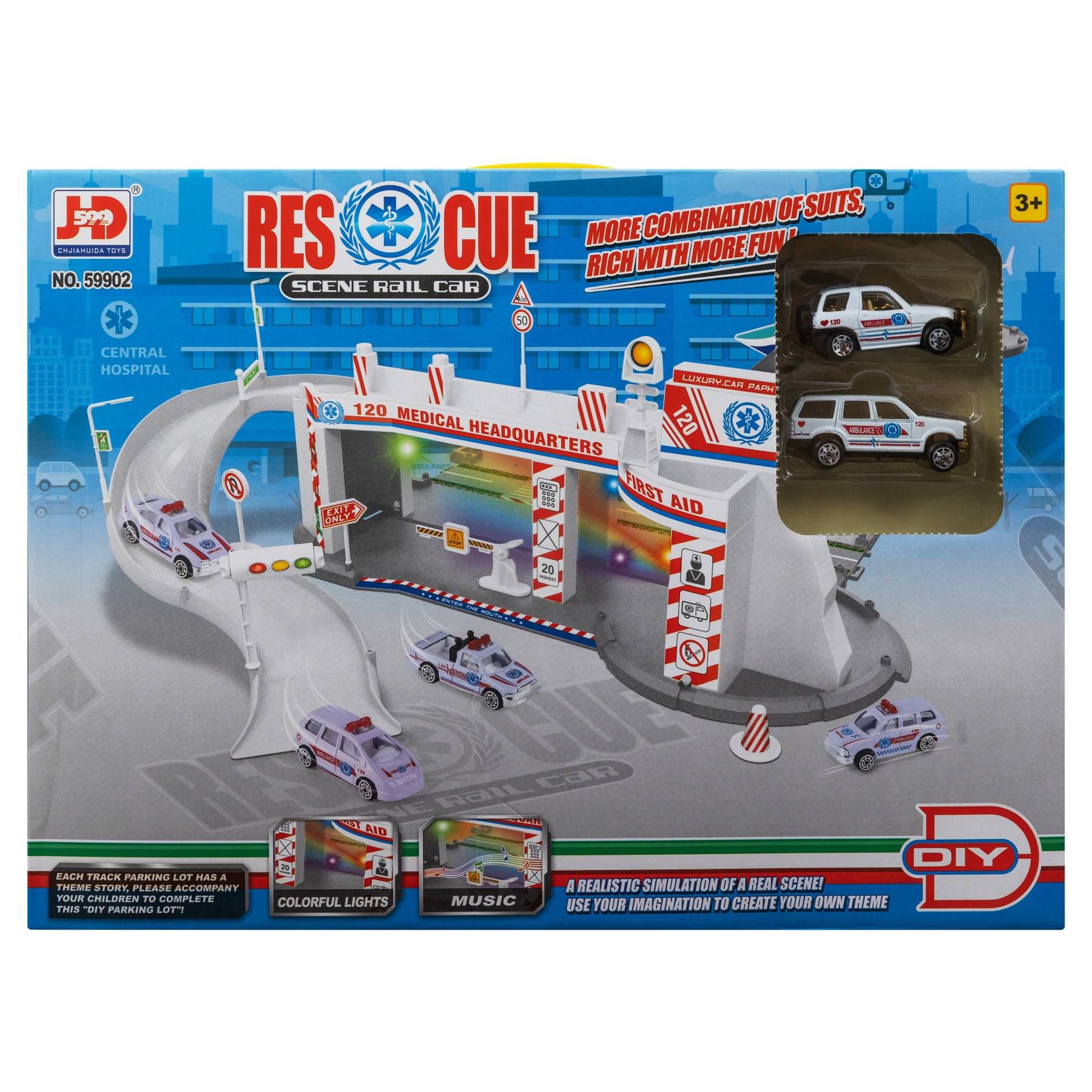 Parking Centre Médical et ses accessoires de secours