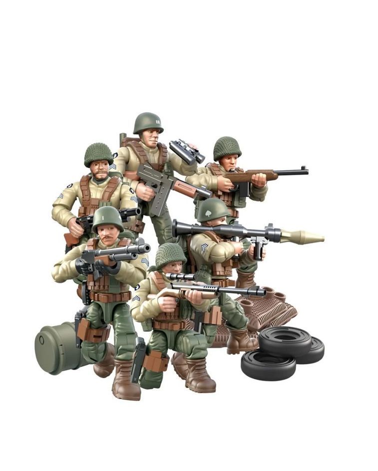 Figurine d'Action Soldat de l'Armée Mixte Blocs de Construction Jouets