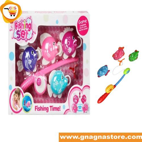 Jouets de pêche pour piscine d'eau pour enfants, ensemble de poissons et de cannes à pêche, jouets de bain mignons pour garçons et filles