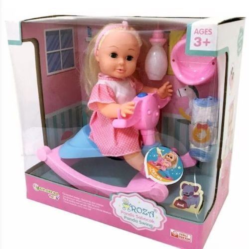 Poupee Interactive sur sa Balancoire ses Accessoires