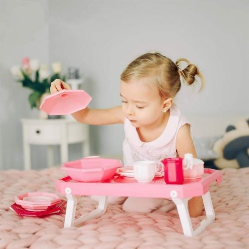 Polesie Ensemble de Table et de Service 29 Pièces rose