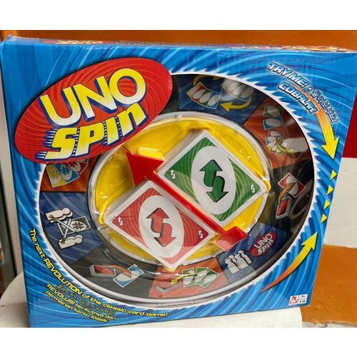 Mattel UNO SPIN Next Revolution 7+ Complet 2-10 joueurs