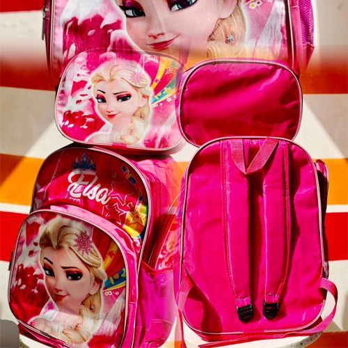 Sacs à dos scolaires Elsa Reine des Neiges 3 pcs pour enfants du CI au CE1