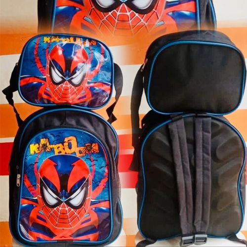 Sacs à dos scolaires Spiderman 2 pcs pour enfants du CI au CE1