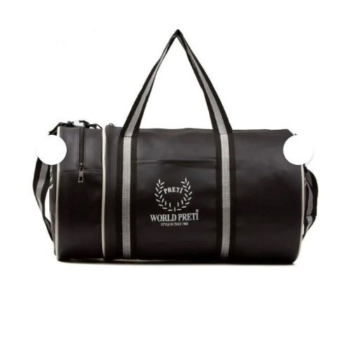 Sac de sport Trend Cylindre avec bandoulière noire Fitness