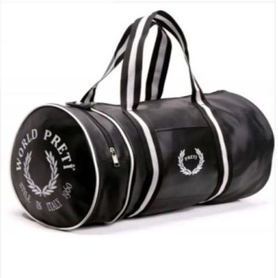 Sac de sport Trend Cylindre avec bandoulière noire Fitness