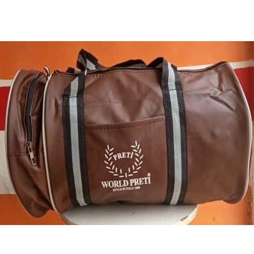 Sac de sport Trend Cylindre avec bandoulière marron Fitness