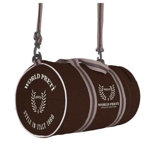 Sac de sport Trend Cylindre avec bandoulière marron Fitness