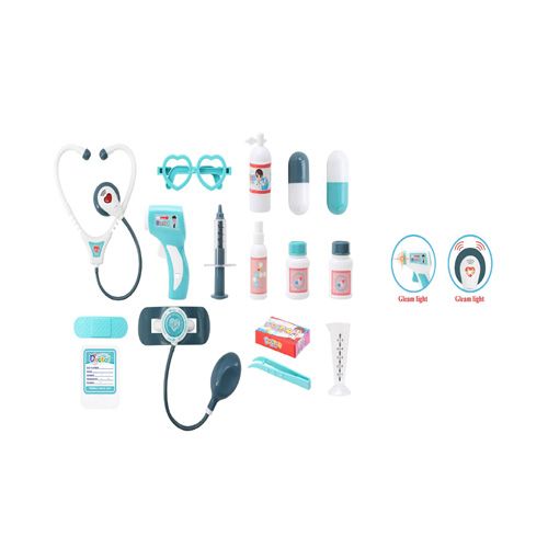 Jeu de rôle en plastique, valise de jeu de simulation, set de médecin, jouets pour enfants en âge préscolaire
