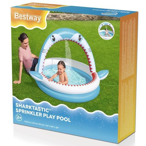 Piscine de jeu avec arroseur Sharktastic 163* 127*92 cm