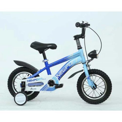 Vélo Enfant –16pouces Pour Garçons Et Filles de 6 A 10 ans Bleu Fonce