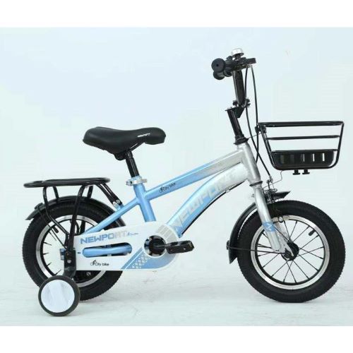 Vélo Enfant –16pouces Pour Garçons Et Filles de 6 A 10 ans Bleu Clair