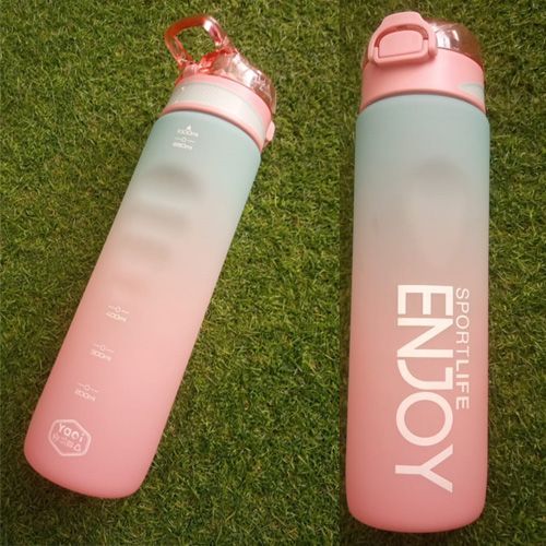 Bouteille d'eau 1L Coloris Saumon