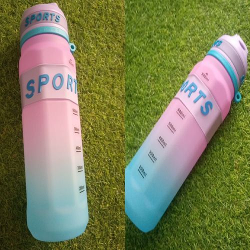 Bouteille d'eau 900ml Coloris Rose Bleu